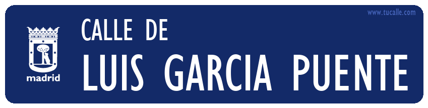 cartel_de_calle-de-Luis Garcia Puente_en_madrid